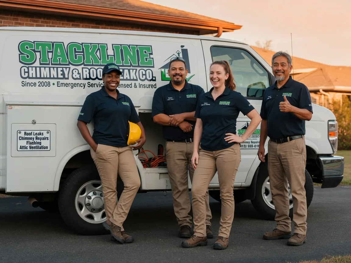 Chimney flashing repair company in Royal, IL